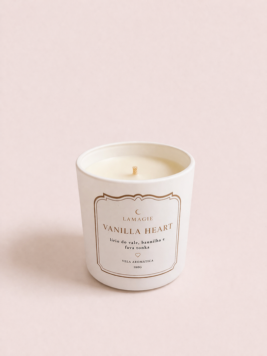 Vela Aromática Vanilla Heart